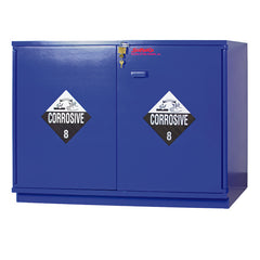 Under-the-Counter, Corrosive Cabinet, Partially Lined, 47", Blue SC1448