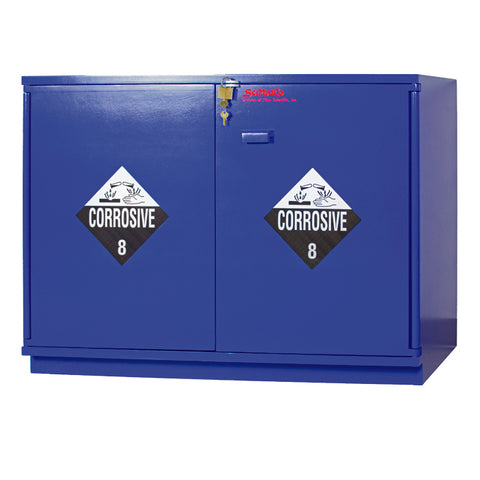 Under-the-Counter, Corrosive Cabinet, Fully Lined, 47", Blue SC1648