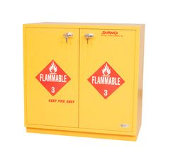 SC1837 Under-the-Counter, Flammables Cabinet, 35", Self-Closing Doors