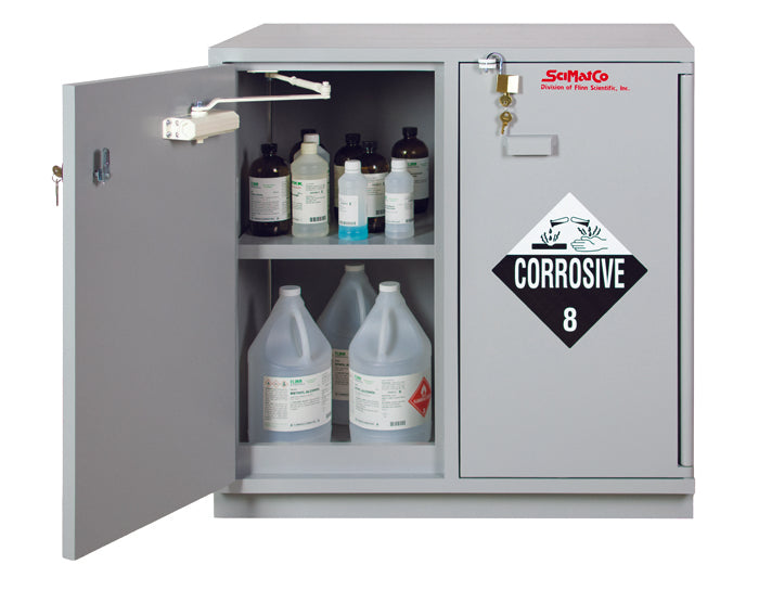 Under-the-Counter, Combination Acid/Flammables Cabinet, Fully