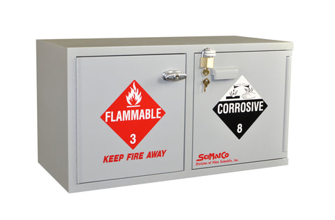 Mini Stak-a-Cab™ Combination Acid/Flammables with Self-Closing Door on the Flammables Side SC9043