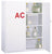 SC5060 Polypropylene Acid Cabinet, 60" Tall